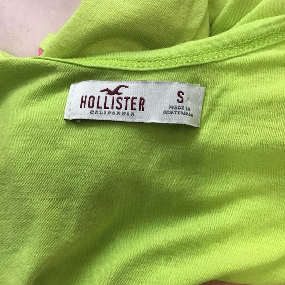 Striped racerback tank, Hollister tank top, pink and green tank top - Picture 2 of 6